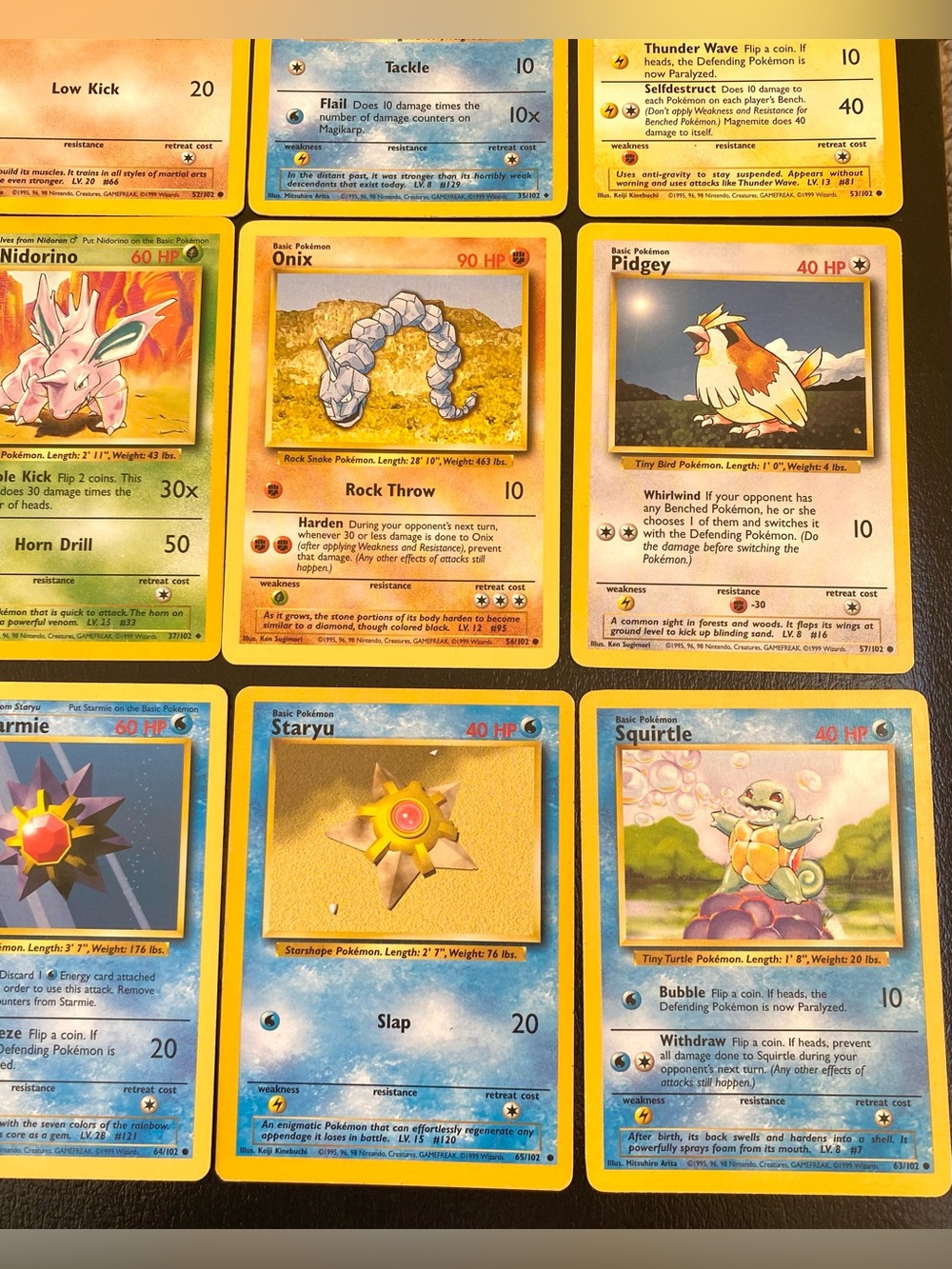 Pokémon Vintage Cards from Base Set 102 - Qty 15 - Picture 7 of 13